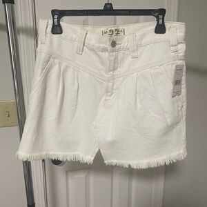 Free People White Skirt